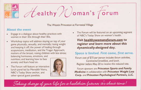 Healthy Womans Forum